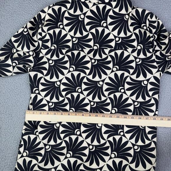 EXQUISE Anthropologie Tobie Mini Shirt Dress Waterlily Print Women's 38 - Picture 8 of 15